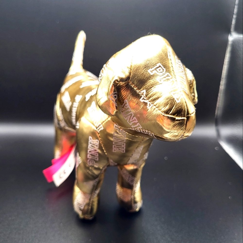 Gold PINK dog